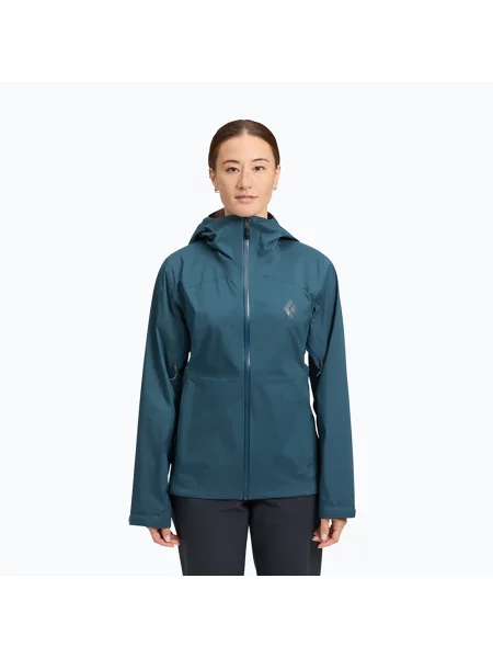 Дощова куртка Black Diamond Fineline Stretch midnight blue чорна