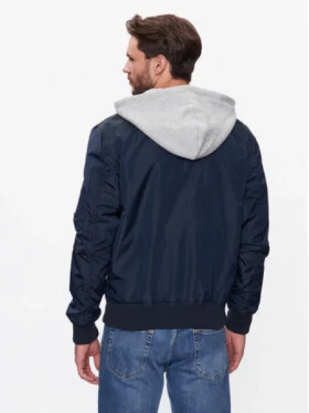 Alpha Industries Bomber striukė Tamsiai mėlyna