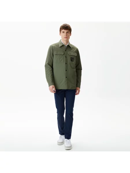 Рубашка Lacoste зеленая