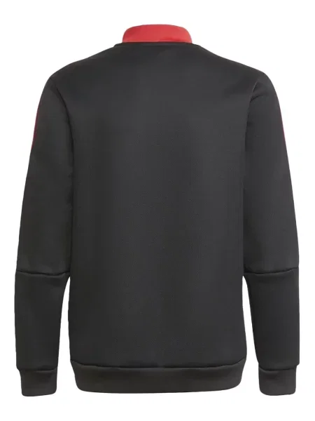 Pruhované krajkové pruhované tričko Adidas s vázáním šedé