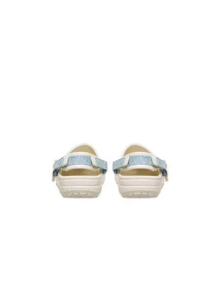Natikači Crocs Clsc Dnm Flwr Adj BackstrapCgT siva