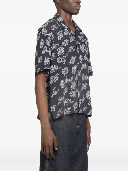 Cămașă Moncler albastru