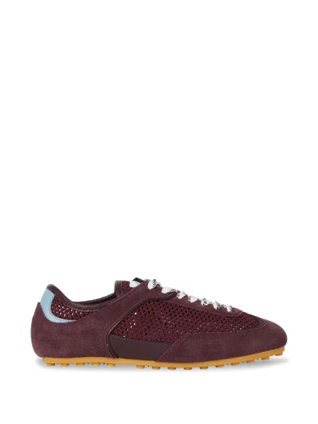 Sneakerși Paul Smith din piele de căprioară violet