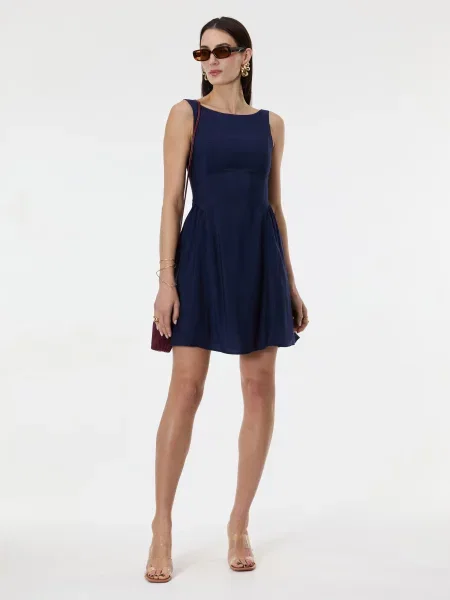 Rochie fără mâneci Orsay fără mâneci albastru