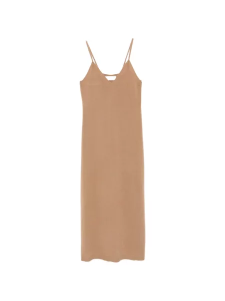 Rochie midi Lisa Yang cu decolteu în V până la genunchi de costum