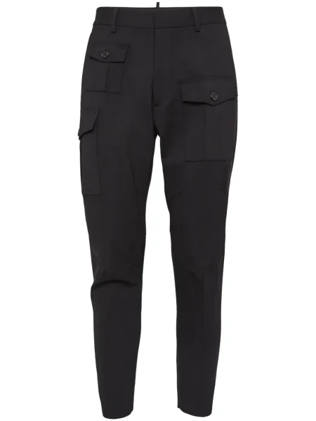 Pantaloni cargo Dsquared2 negru