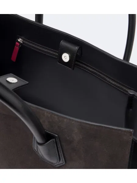 Geantă shopper Givenchy din piele de căprioară gri