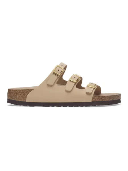 Klapki Birkenstock beżowe