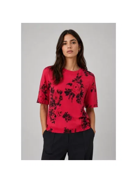 Sweter Max Mara Studio wełniany czerwony