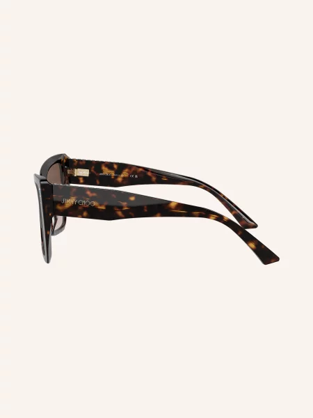 Jimmy Choo Sluneční Brýle S Ozdobnými Kamínky havana/ přechod hnědý