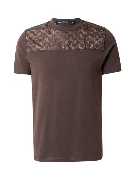 Karl Lagerfeld Tricou / închis maro