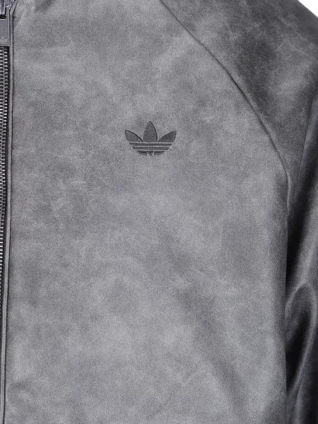 Geacă bomber Adidas cu broderie negru