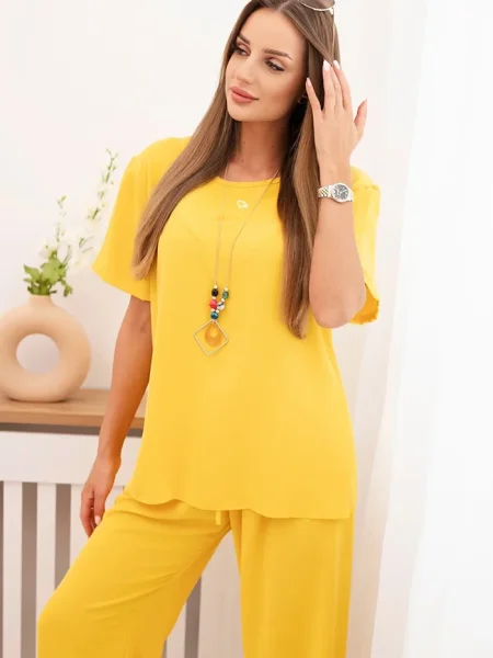 Bluză Kesi Włoski galben