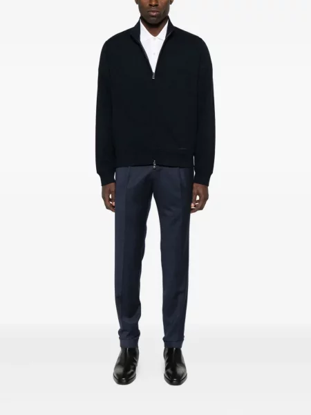 Pantaloni Pt Torino de lână albastru