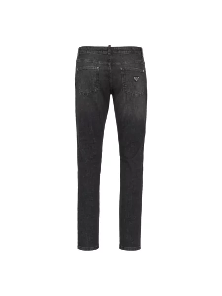 Jeansy straight leg Philipp Plein szare