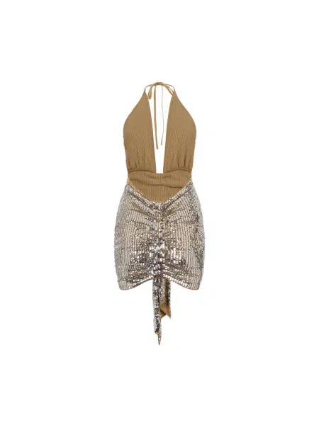 Sukienka Dsquared2 szara
