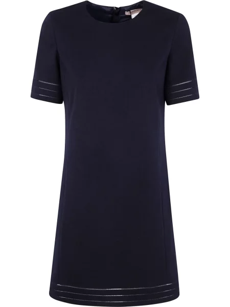 Rochie mini Twinset scurtă de costum albastru
