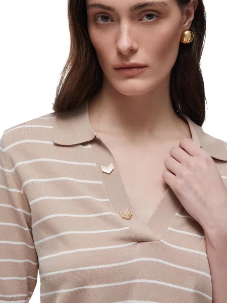 Pasek Liu Jo w paski biały