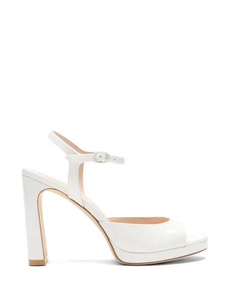 Sandale Stuart Weitzman cu bretele alb