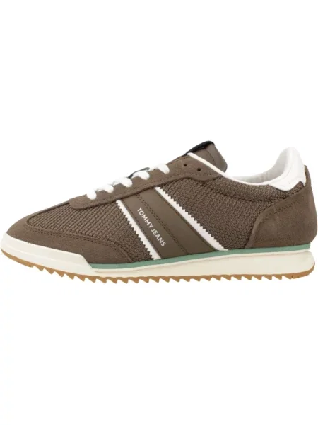 Tommy Jeans sneakersy TJW LOW PROFILE RUNNER brązowy