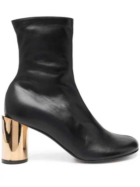 Botine Lanvin din piele negru