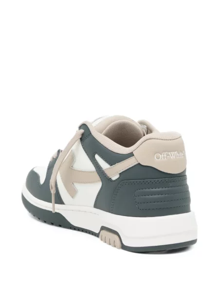 Sneakerși Off-white business alb