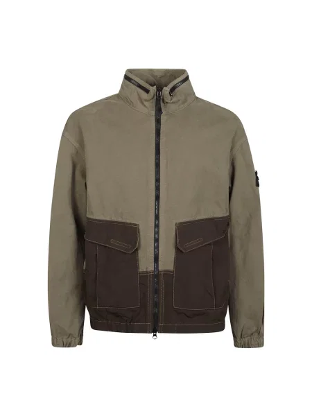 Kurtka Stone Island z kamieniami zielona