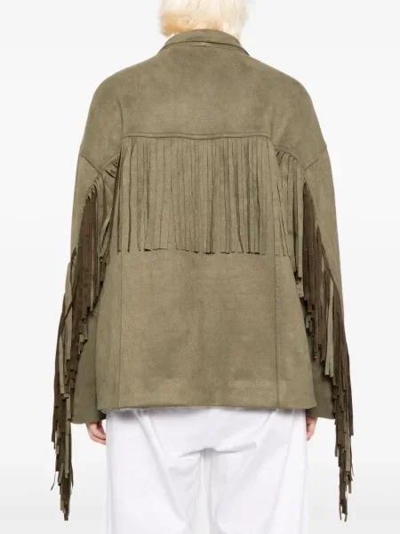 Geacă Blaklace cu franjuri verde