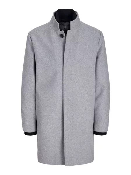 JACK & JONES Palton de primăvară-toamnă JJEMelton amestecat gri