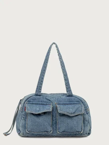 Levi's geantă pentru femei din denim BLAKE albastru