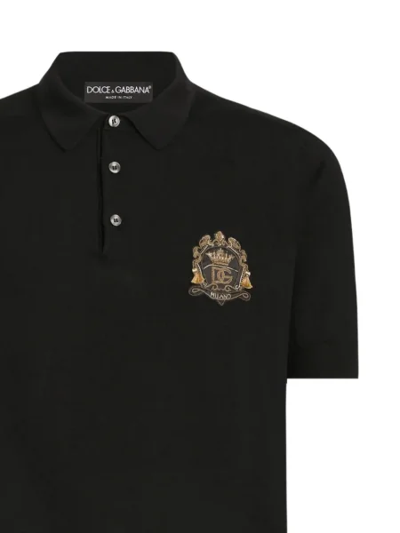 Polo Dolce & Gabbana de lână negru