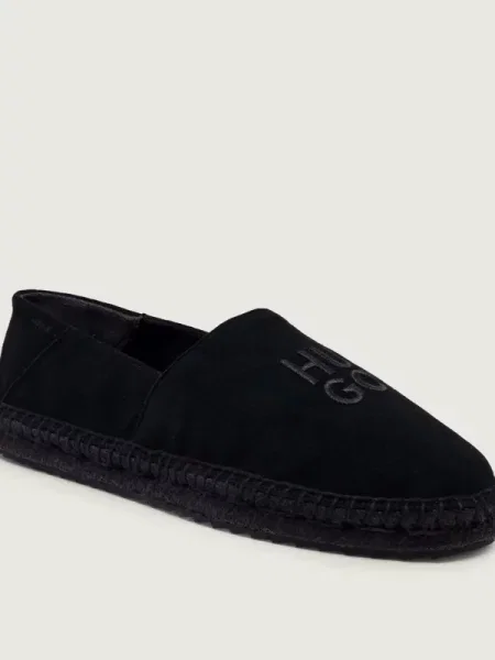 Espadrilles HUGO Sannes Slon SD fekete