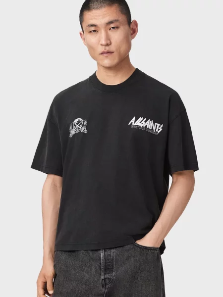 Футболка Allsaints чорна