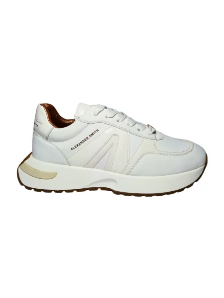 Sneakersy Alexander Smith skórzane białe