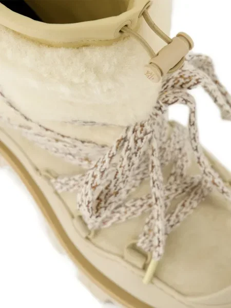 Gležnjače Moncler s vezicama s čipkom