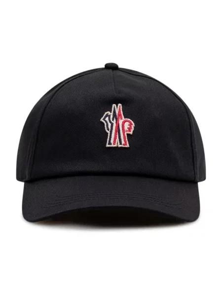 Czapka z daszkiem Moncler czarna