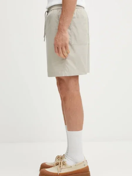 Maison Kitsuné pantaloni scurți Elasticated bej