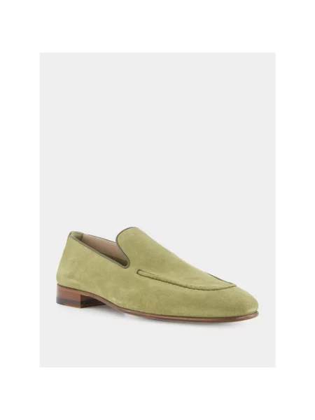 Półbuty Manolo Blahnik zielone
