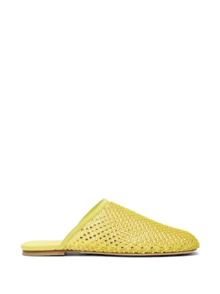 Papuci tip mules Stuart Weitzman galben