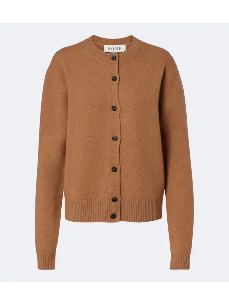 Cardigan Róhe de lână maro