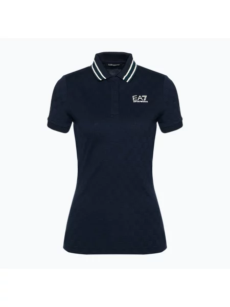 Koszulka Emporio Armani Golf Pro Polo Damier armani blue niebieski