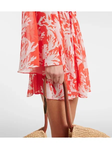 Rochie Alexandra Miro cu model floral alb
