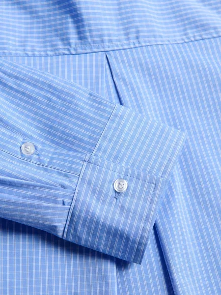 Reserved Картата сорочка світло-блакитний блакитна