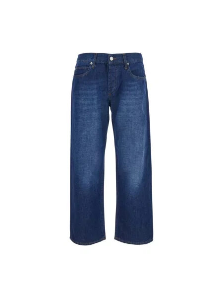 Jeansy straight leg Roy Rogers z 5 kieszeniami niebieskie