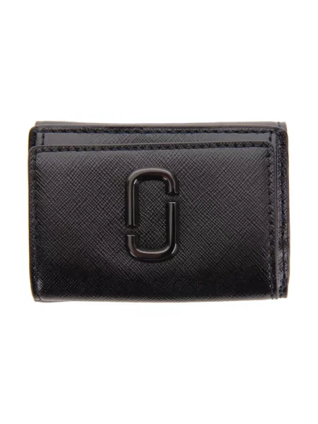 Portfel Marc Jacobs skórzany czarny