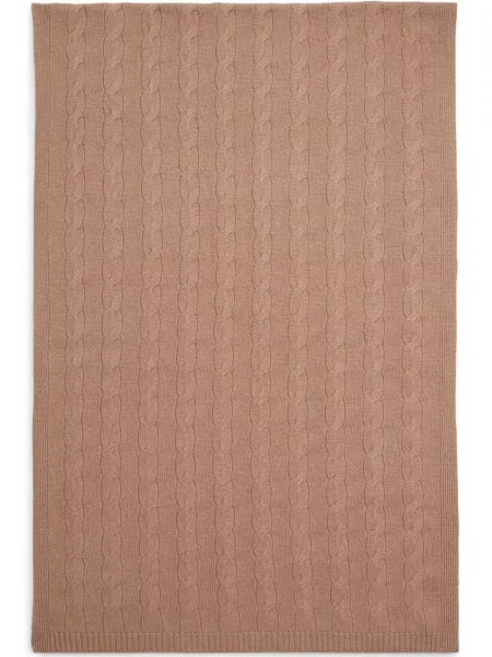 Fular Ralph Lauren Collection din cașmir maro