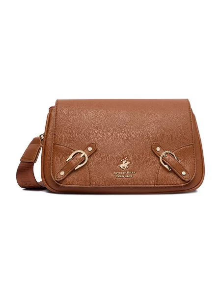 Torebka Beverly Hills Polo Club brązowa