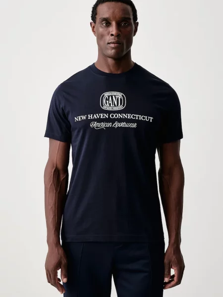 Gant T-shirt granatowa