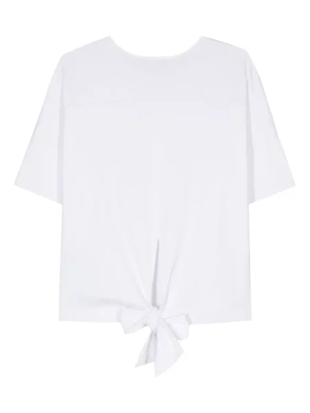 Tričko Emporio Armani s potiskem bílé