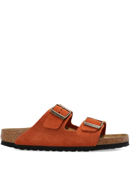 Sandale Birkenstock cu cataramă portocaliu